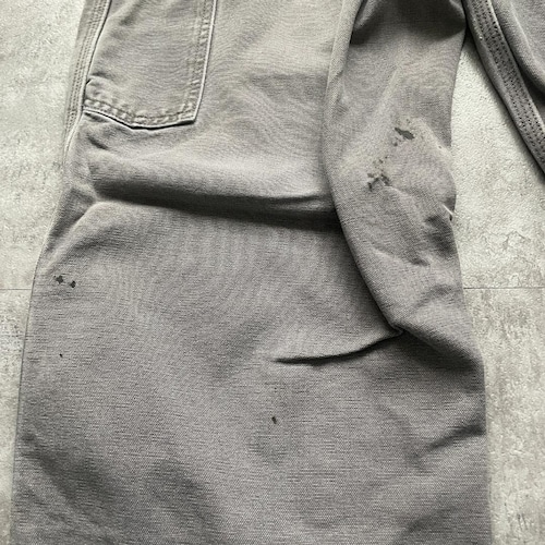 襤褸 USA生地製 グレー ダブルニー Carhartt B136 35×30 詳細写真20