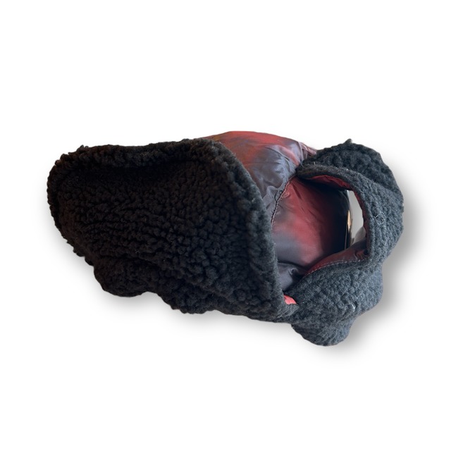 ”UNISEX”Mountain Reversible Down and Boa Warm Cap－Check×Black〖TAION〗マウンテン リバーシブル ダウン×ボア ウォームキャップ タイオン