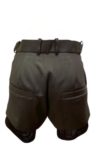 【26SS】FUMIE TANAKA フミエタナカ / sheer conbi short PA