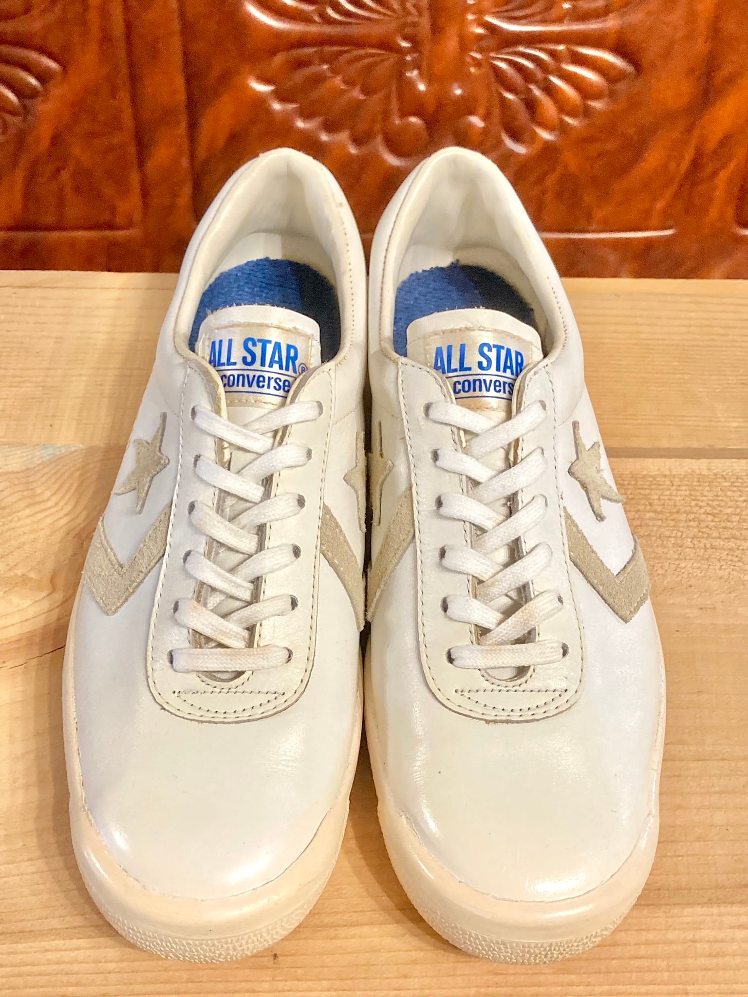 CONVERSE(コンバース)シェブロンスター レザー 白/グレー 6 CONVERSE(コンバース)シェブロンスター レザー 白/グレー 6