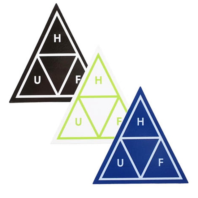 【HUF】TRIPLE TRIANGLE STICKER 3PACK