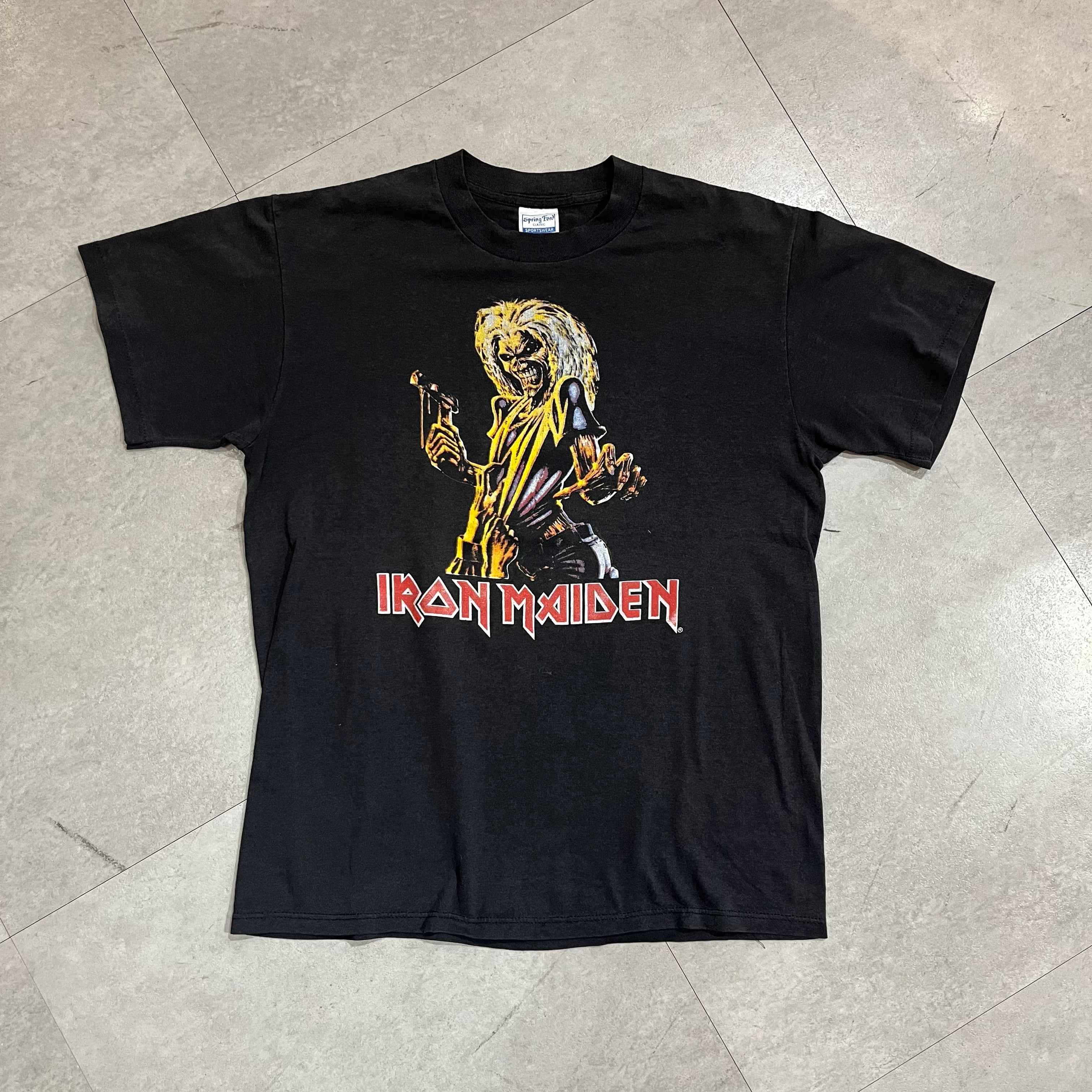 IRON MAIDEN アイアンメイデン 両面プリント バンドTシャツ バンT メンズL /eaa357908