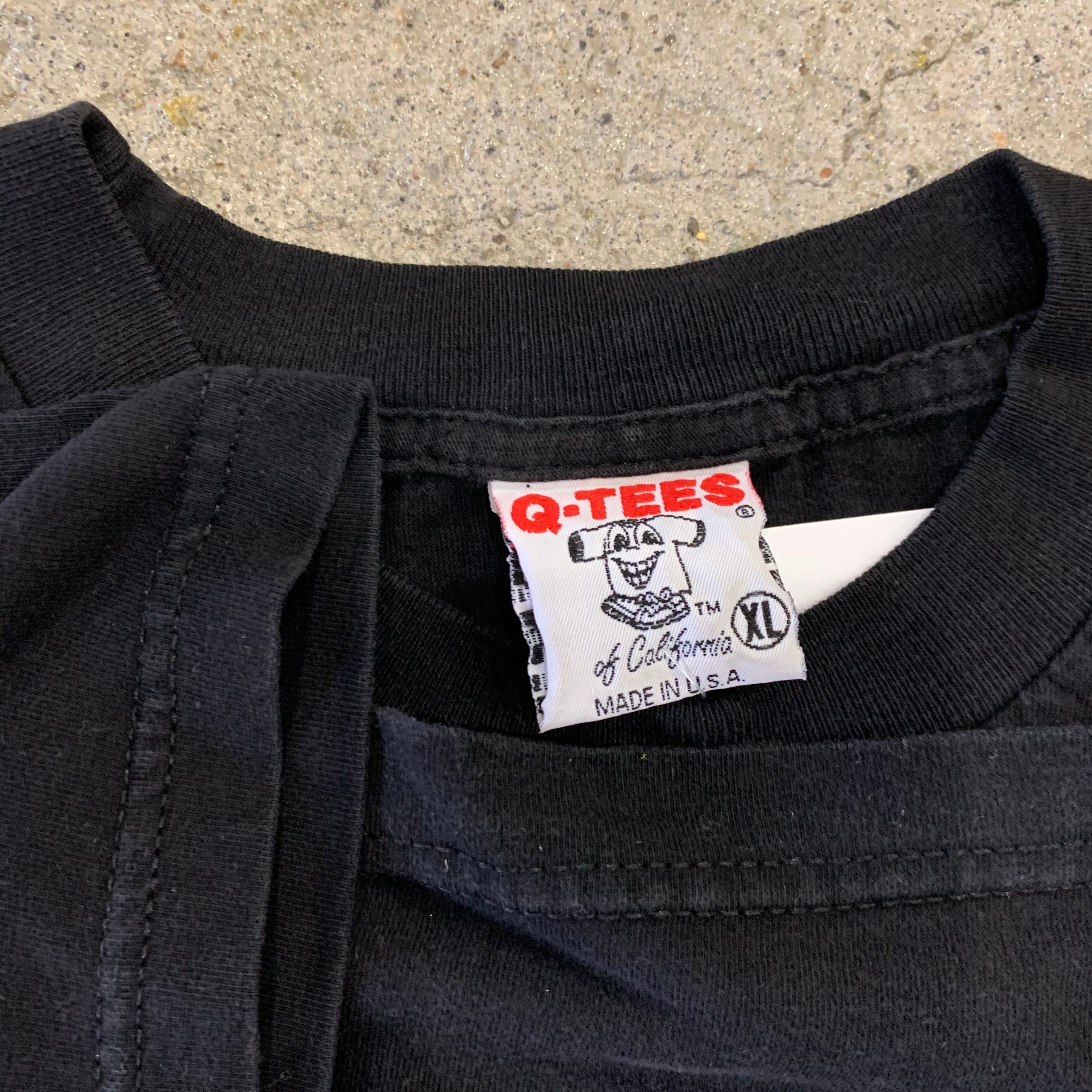 Q-TEES of California / リーサルウェポン4/Tシャツ/XL/コットン/BLK// 90s lethal weapon 4 T-shirt | What'z up