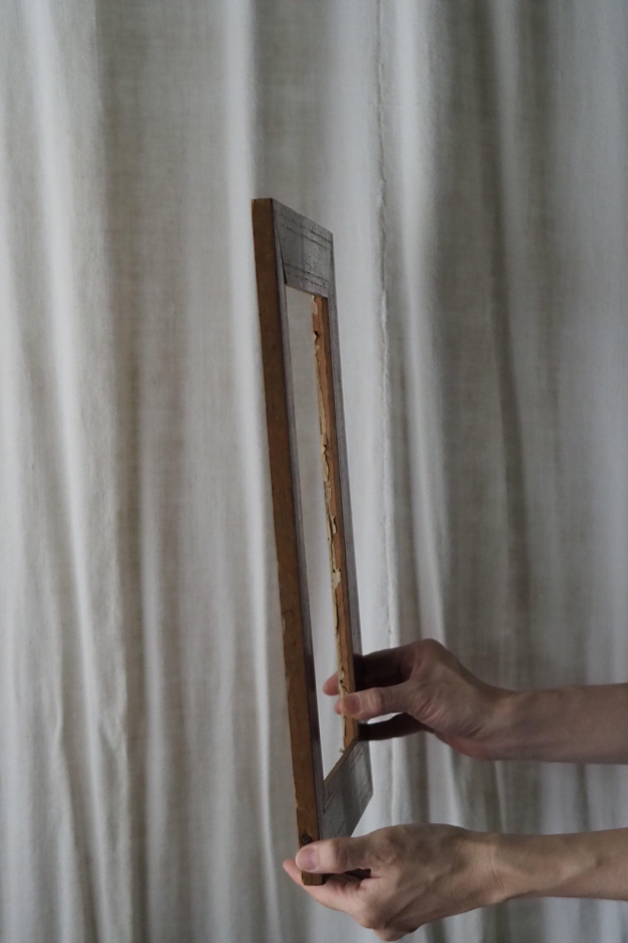 縁象嵌木製フレーム No.1-antique wood frame | アンティーク