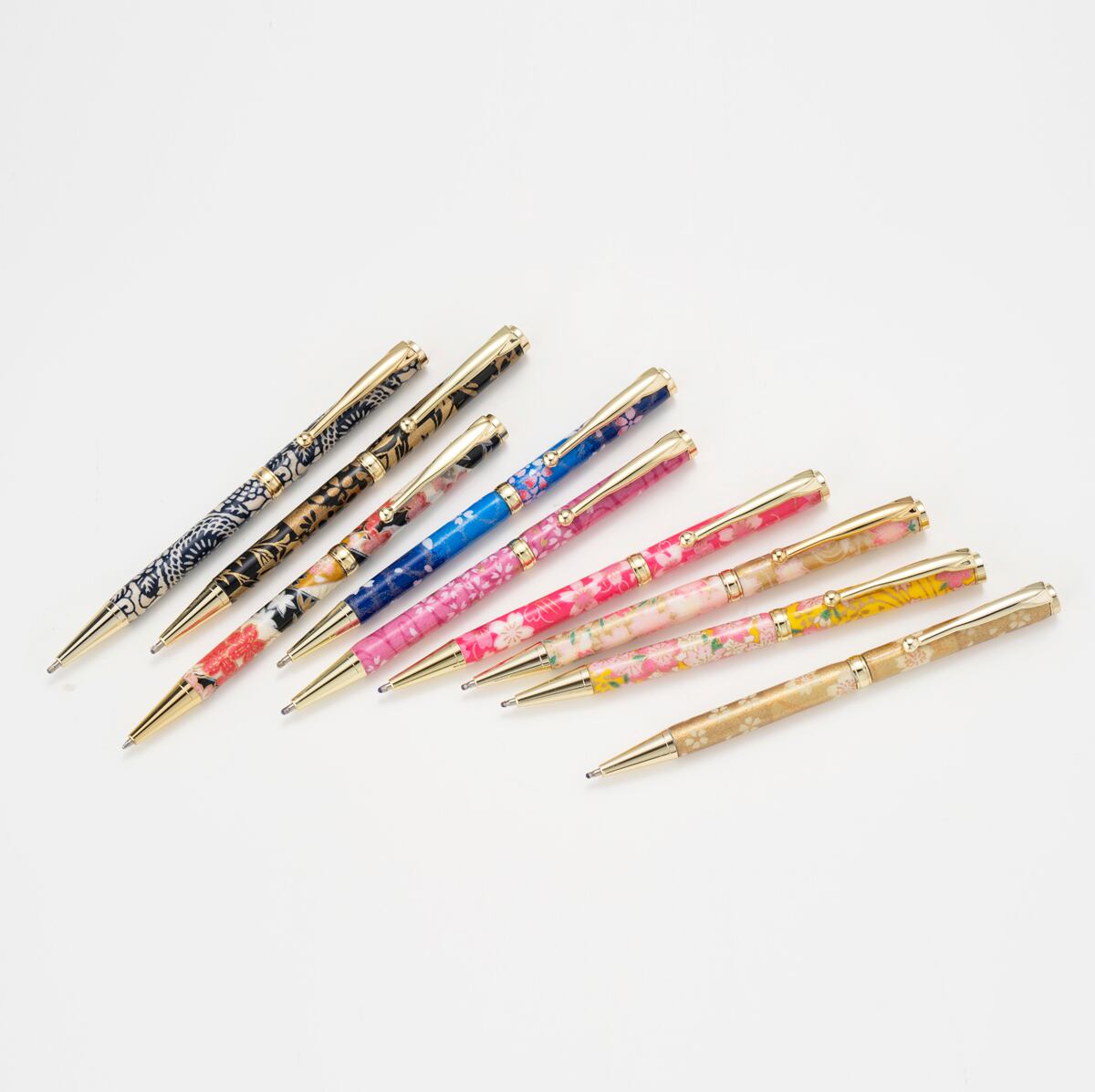 美濃和紙 ボールPen 月光(秋の七草) /黒色 TM-1605 CROSS type | F