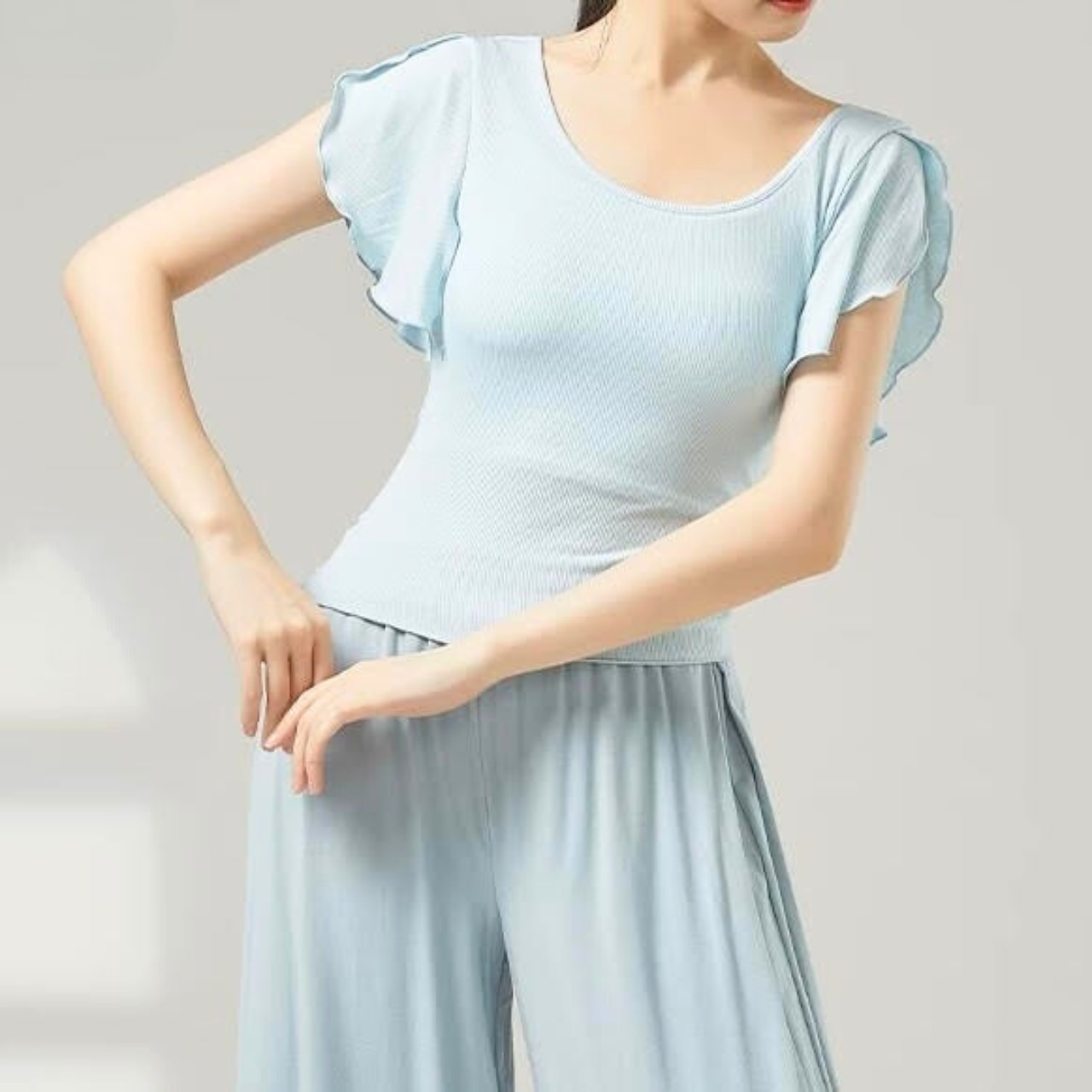エアリーフリル トップス 6色展開 L1416