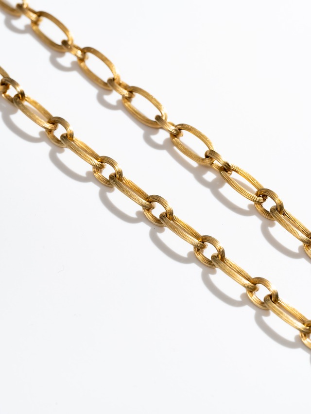 Vintage sterling silver 14k gold vermeil rolo chain necklace