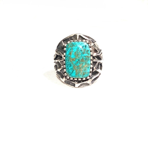 WHEELWORKSホイールワークス　Lone Mountain Turquoise Ring Spider TufaCast ローンマウンテン ターコイズ インディアンジュエリー