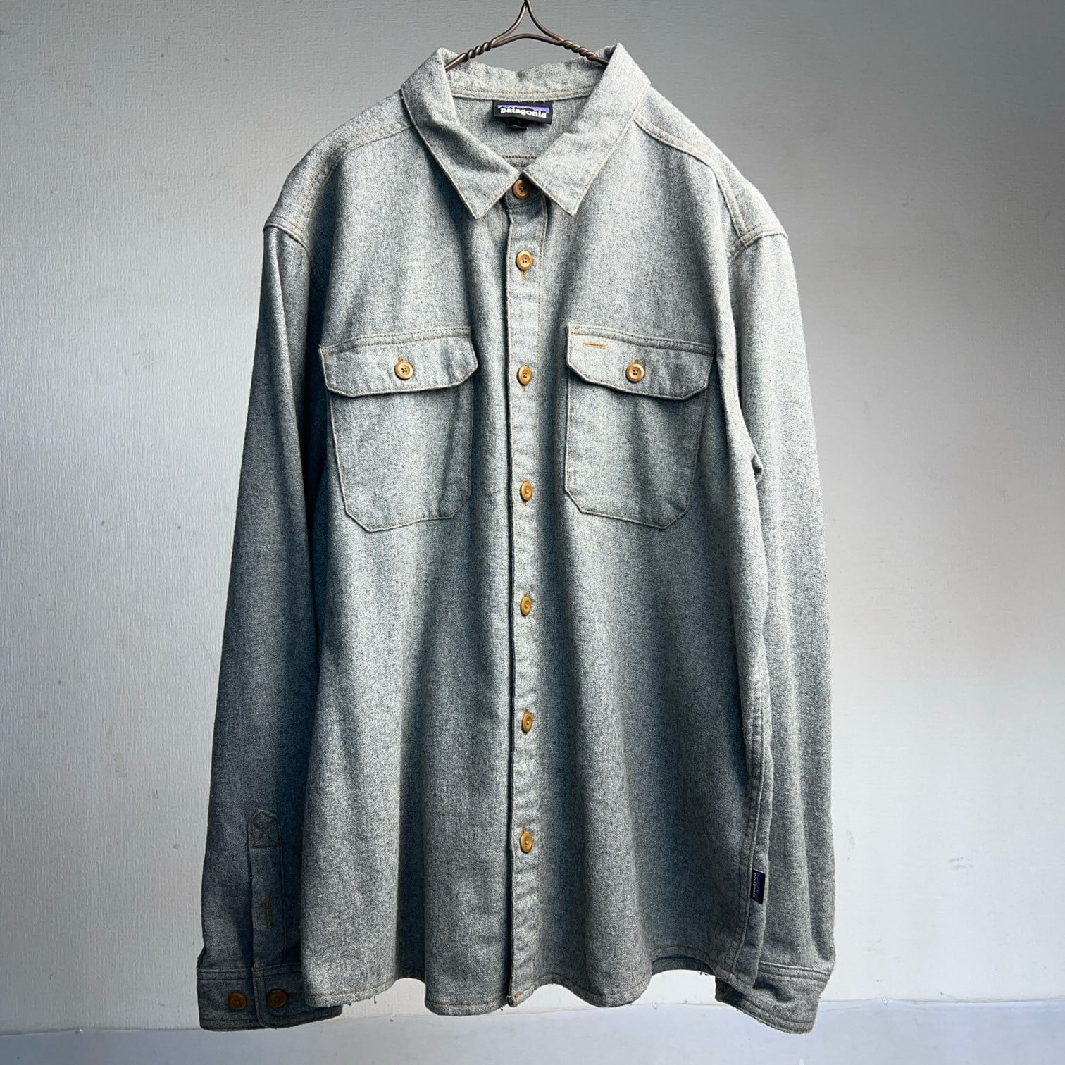 パタゴニア ラガーシャツ グレー系 patagonia Wool Shirt Gray パタゴニア ウールシャツ グレー FA16