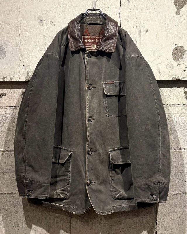 【Caka otto】“Marlboro Classics” Leather Collar Vintage Jacket