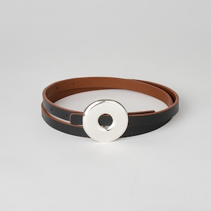 BELT CIRCLE13 SILVER