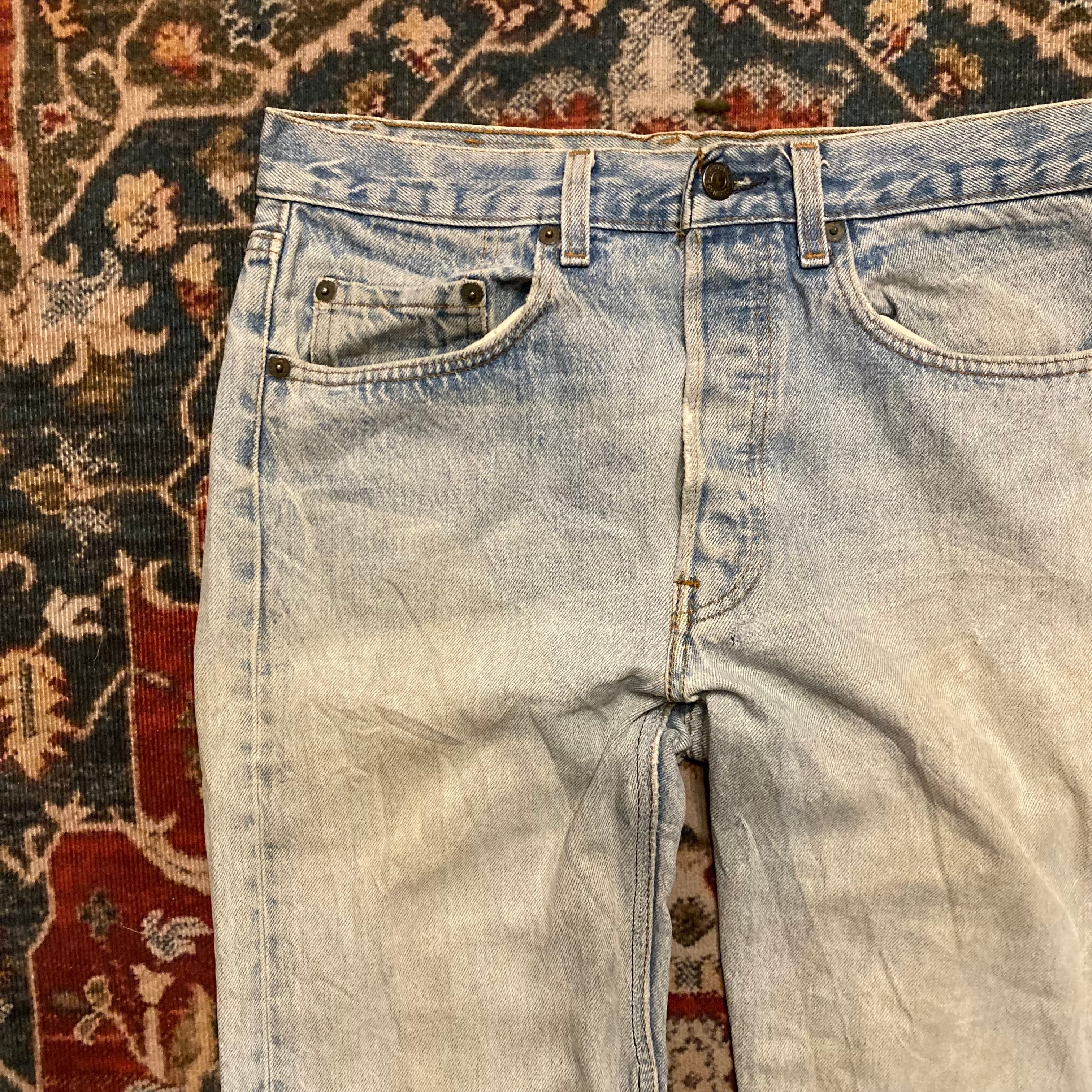 90s Levi's USA製 501 デニムパンツ W31 L32 W80cm リーバイス