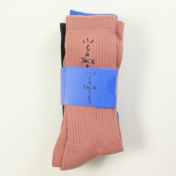 CACTUS JACK 3足セット Travis Scott Cactus Jack ソックス 3足セット○関送無料