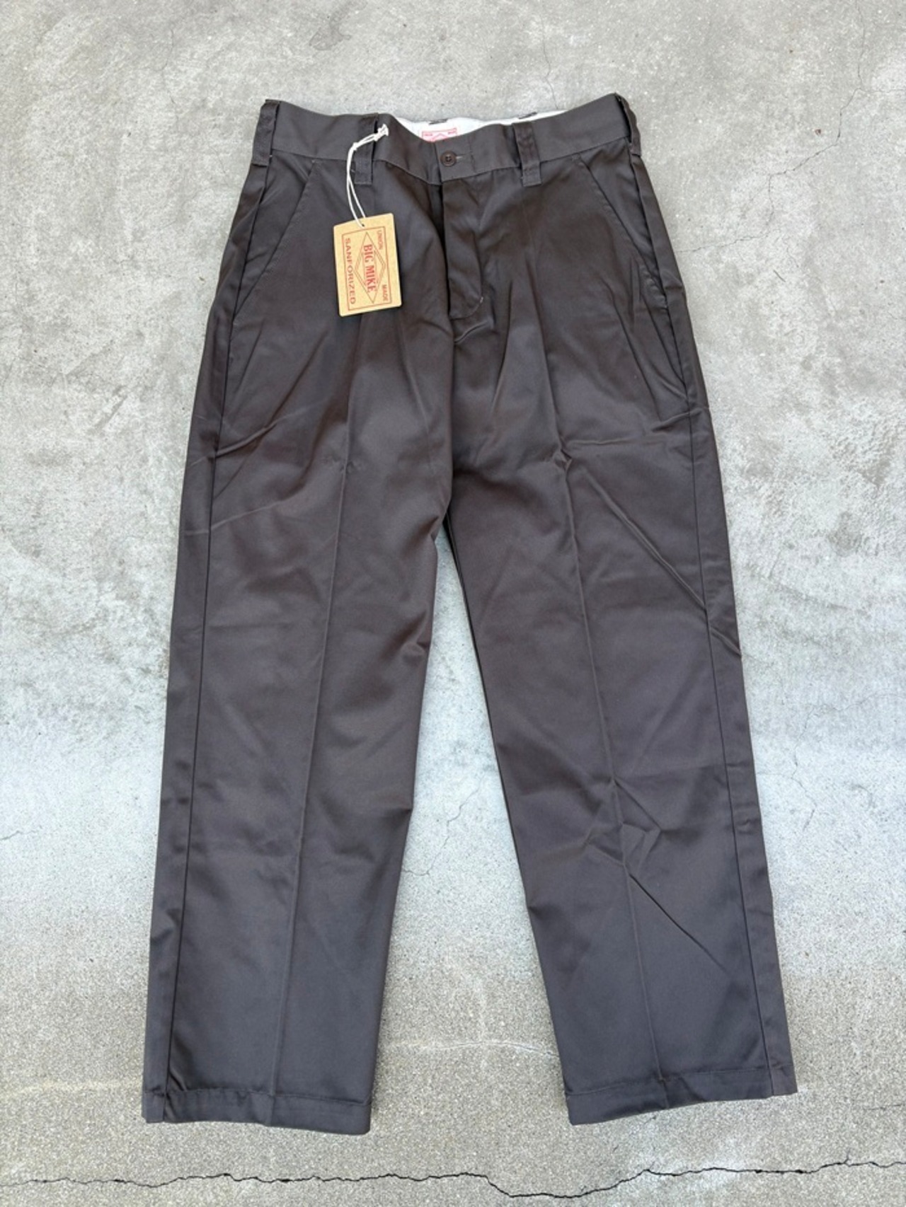 BIG MIKE / No tack chino work pants / ワークパンツ / チノパンツ / CHARCOAL / 102337200 - 3