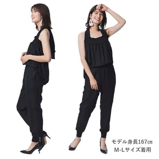 STORY8月号掲載[Calmere]ホルターネック&ベア2WAYリネン