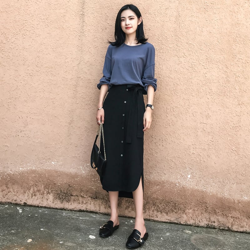 売れ筋 NEW セットアップ スカート きれいめ トップス シンプル 上品