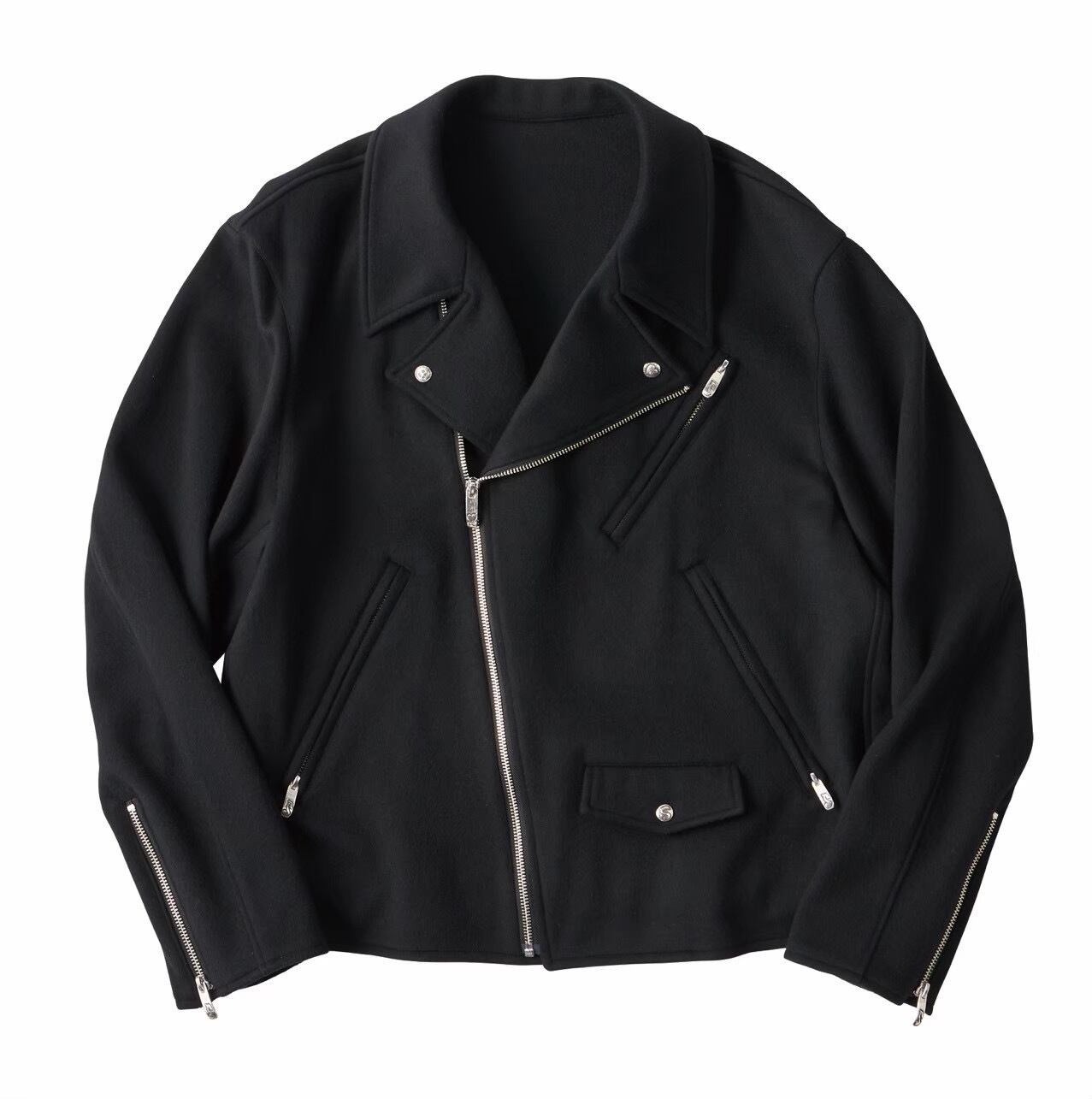 CASHMERE RIDERS JACKET W/LOVE & PEACE SILVER (BABY CASH CASHMERE RIDERS JACKET W/LOVE & PEACE SILVER (BABY CASH
