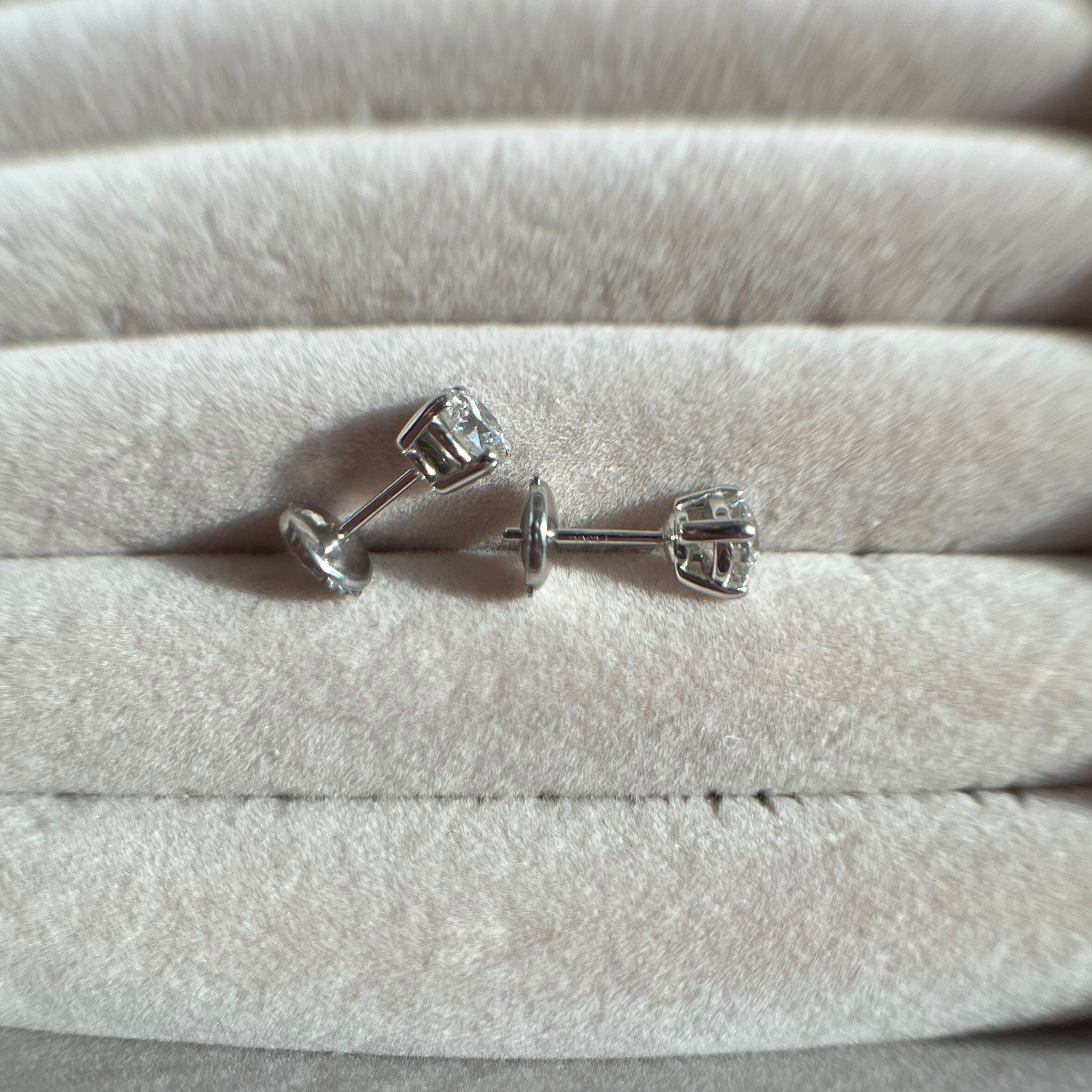 1ct ラボグロウンダイヤモンド ピアス | labogrown diamond jewelry by eNu