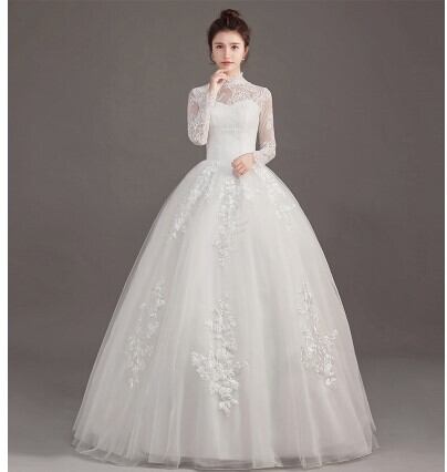 ホワイトウェディングドレス フレアスカート 可愛い ウエディングドレス フレアスカート 前撮り 挙式 オフ