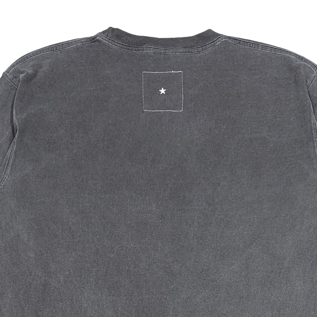 LONG SLEEVE T-SHIRT<PIGMENT DYE 03> / BLACK