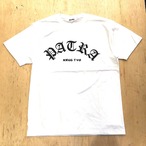 PATRA OLDENGLISH TEE : WHITExBLACK