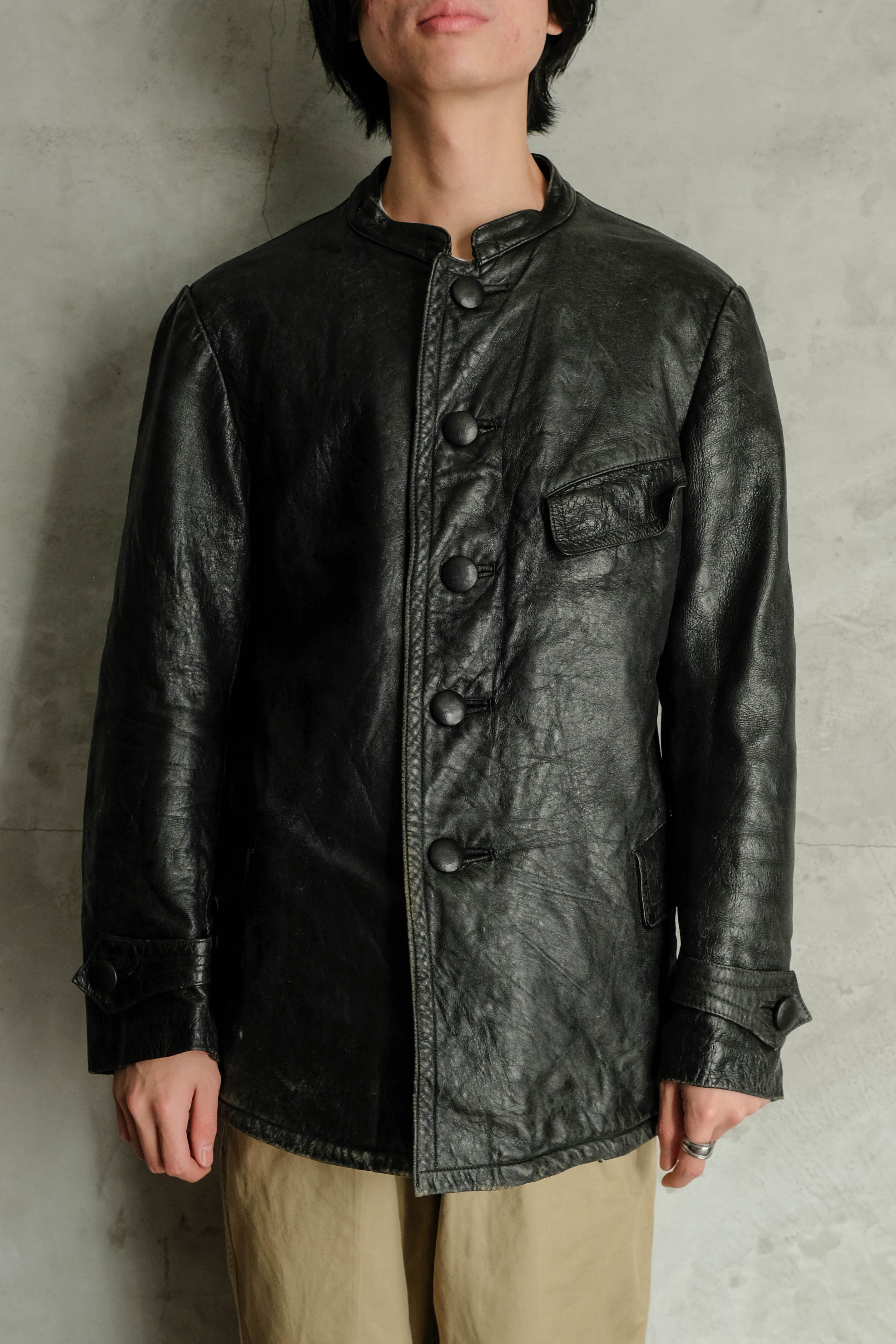 ドイツ Uボートタイプのレザージャケット 民間品 | militaria & encore