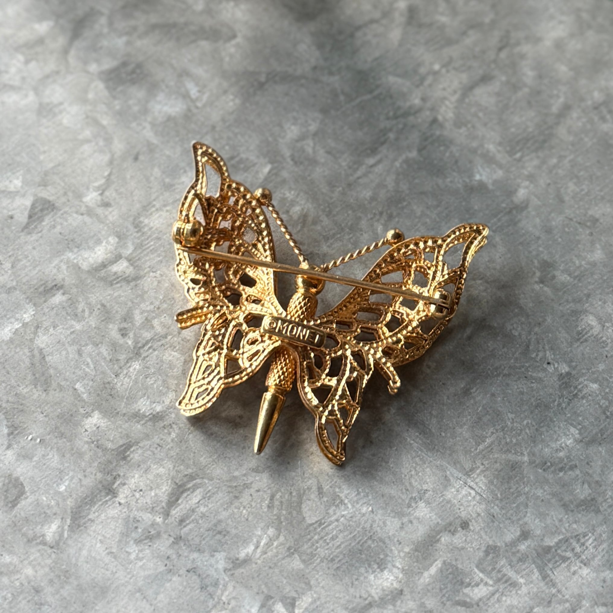 221218 monet モネ ヴィンテージ ブローチ SCM40-【 MONET 】モネ・ヴィンテージブローチ 1970〜80s Gold tone