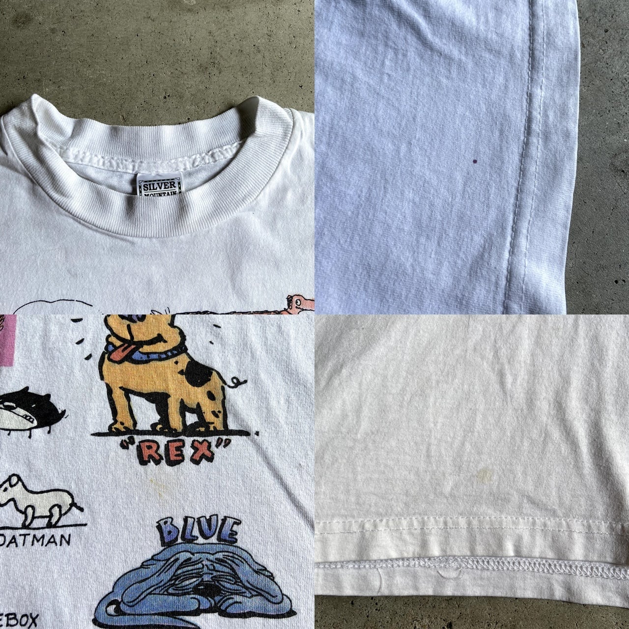 90年代 SHOEBOX GREETINGS 犬 アニマルプリントTシャツ メンズXL