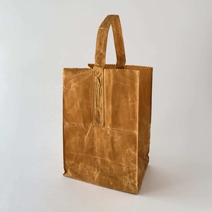 グロサリーバッグ ハンドル付き S ブラウン｜Grocery Bag with Handle Small Brown PUEBCO