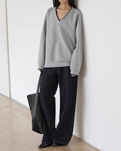 Denim wide Pants T20393