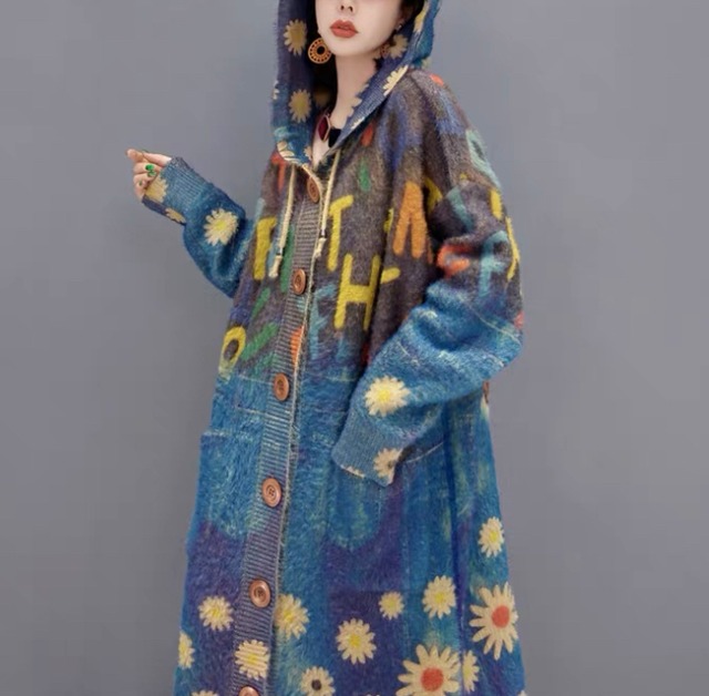 All-Print Fooded Onepiece（即納品）