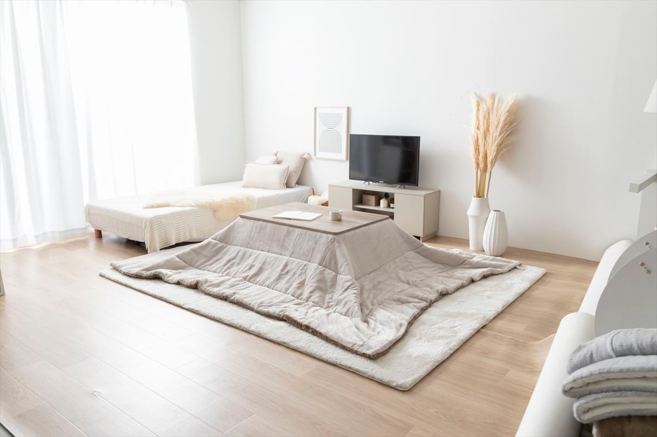 【長方形:天板90cm×60cm】Kos こたつ&掛け布団2点セット