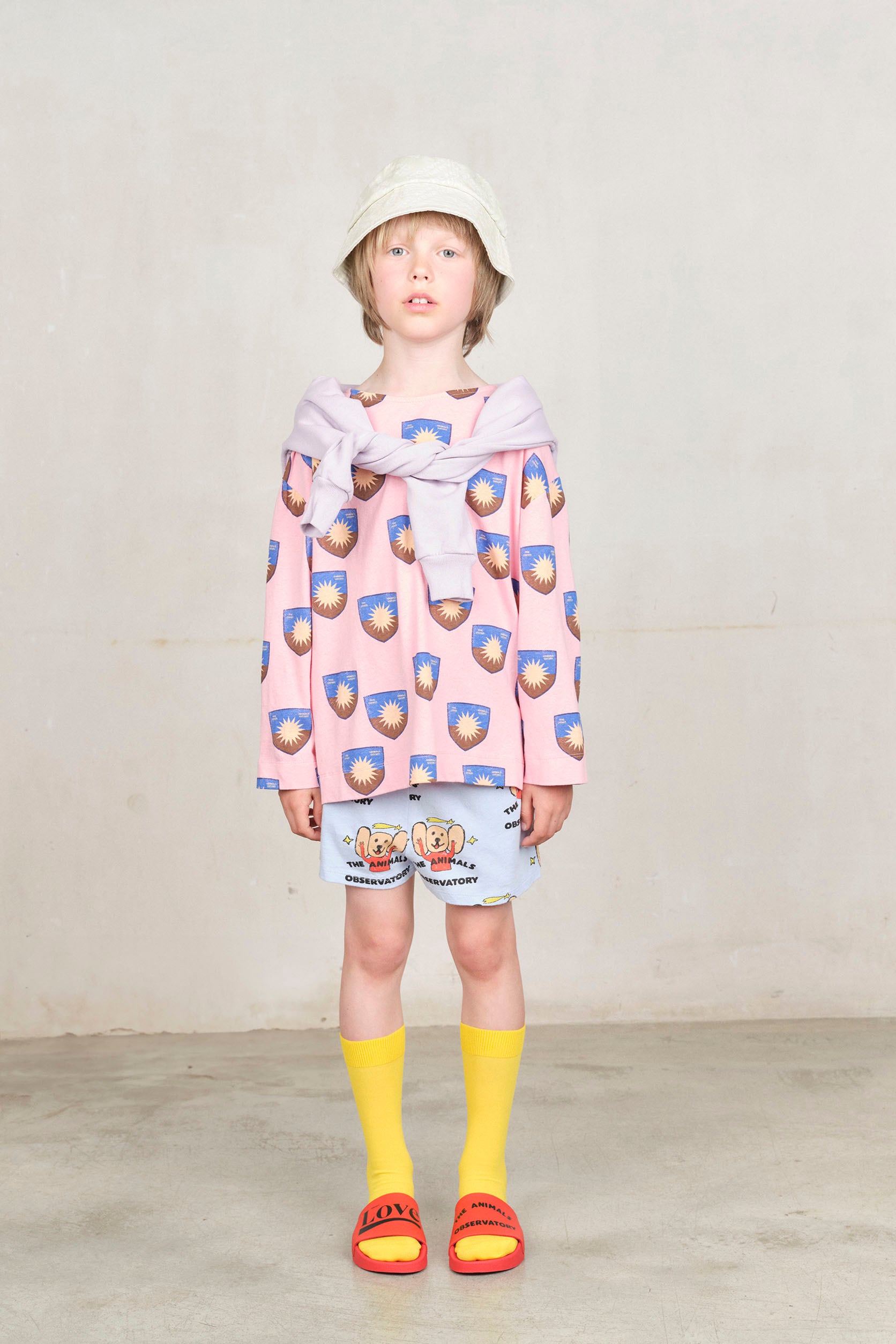 【25SS】the animals observatory(TAO )poodle shorts soft blue(4y/6y/8/10y)ショートパンツ