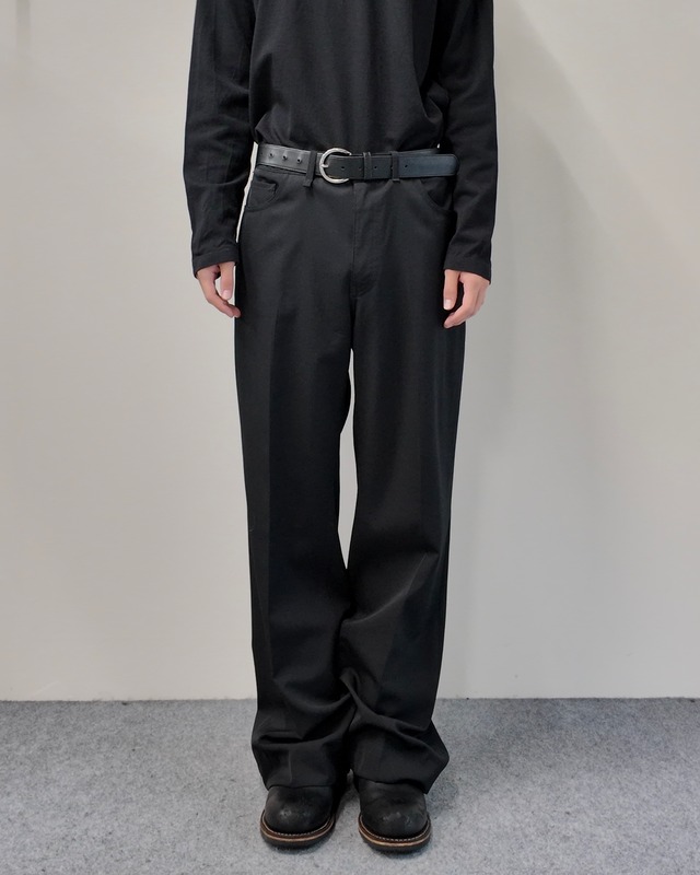【BALENCIAGA】5P black trousers