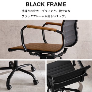 【組立式】オフィスチェア ガス圧昇降式 ロッキング機能 キャスター アームレスト付 3色展開 幅67cm
