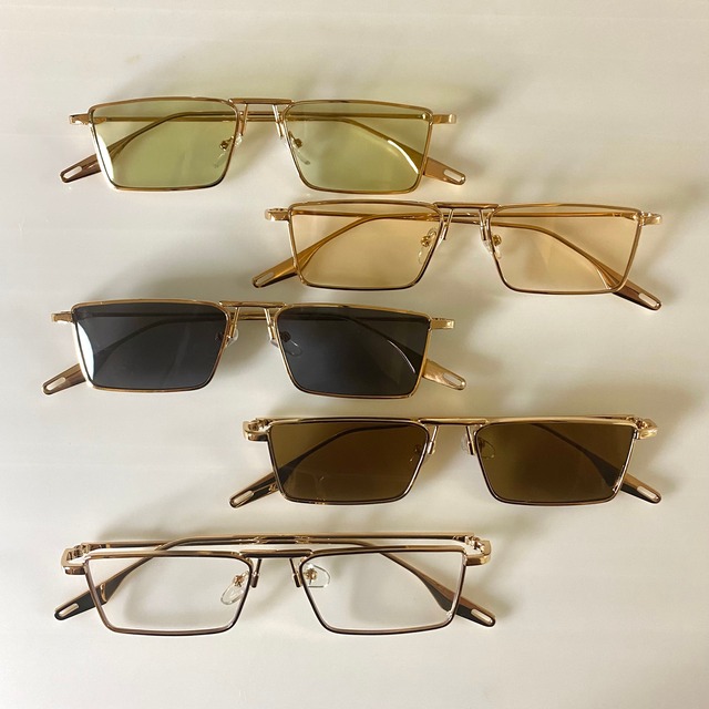 【即納】Gold frame sunglass《5colors》