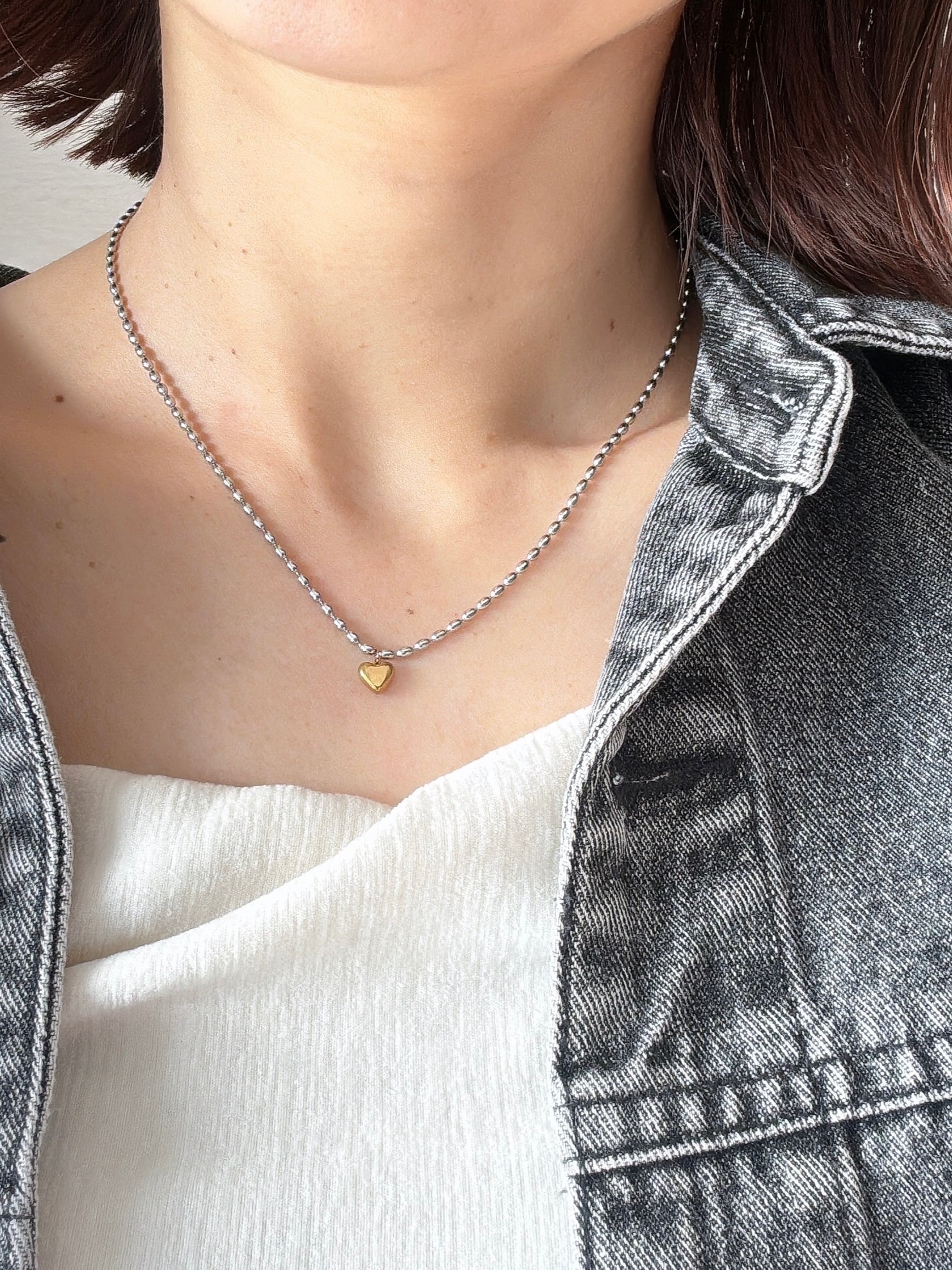 MSAハートチャームネックレス | joie