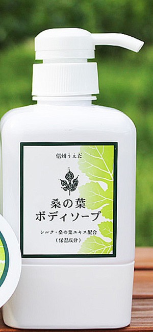 桑の葉・シルクエキス配合　桑の葉ボディーソープ　350ml