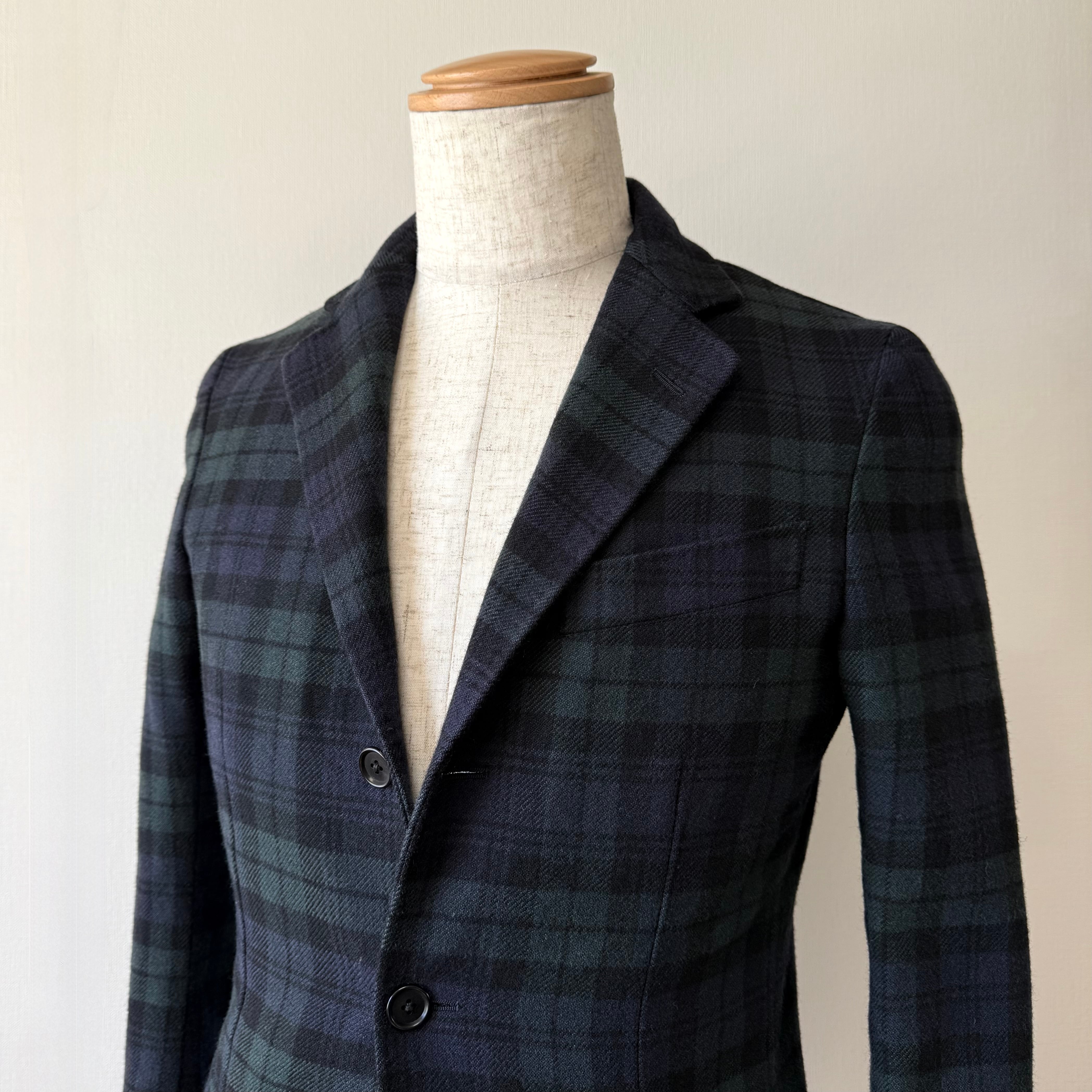 CIRCOLO 1901 グレンチェック コットン ジャージージャケット