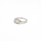 ダイヤモンド デザイン リング SI1 pt950 / 0.326ct / 0.320ct