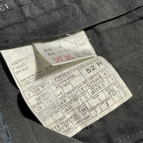 00s old GUCCI slacks black stripe 詳細写真8