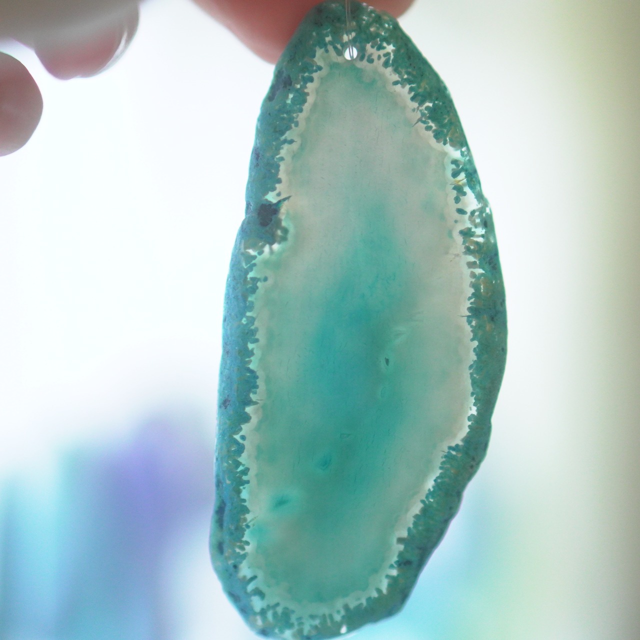 Lime Soda 04 - アゲートヒーリングチャイム / Agate Sun Catcher Wind Chime 615