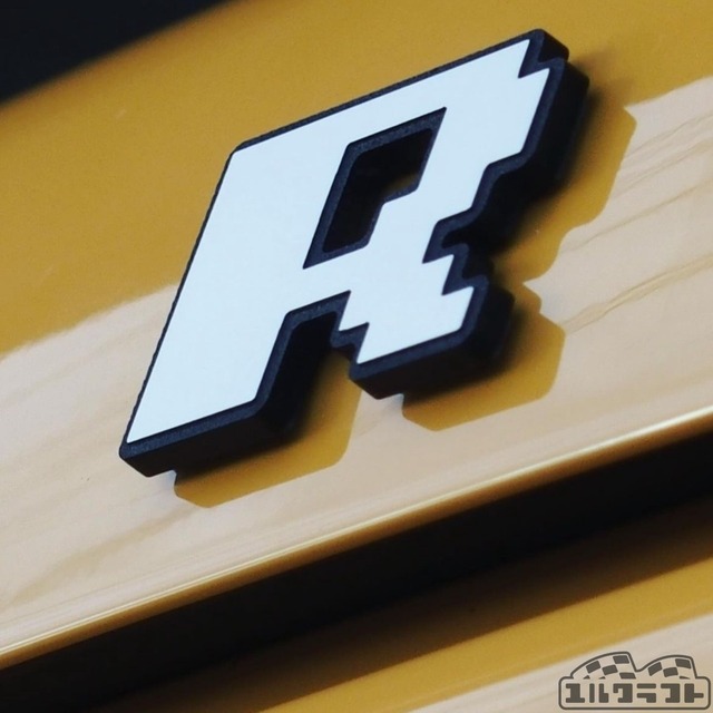 アルファベットドットグリルエンブレム（純正サイズ）