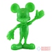 Marx ディズニー ミッキーマウス プラスチック フィギュア 緑