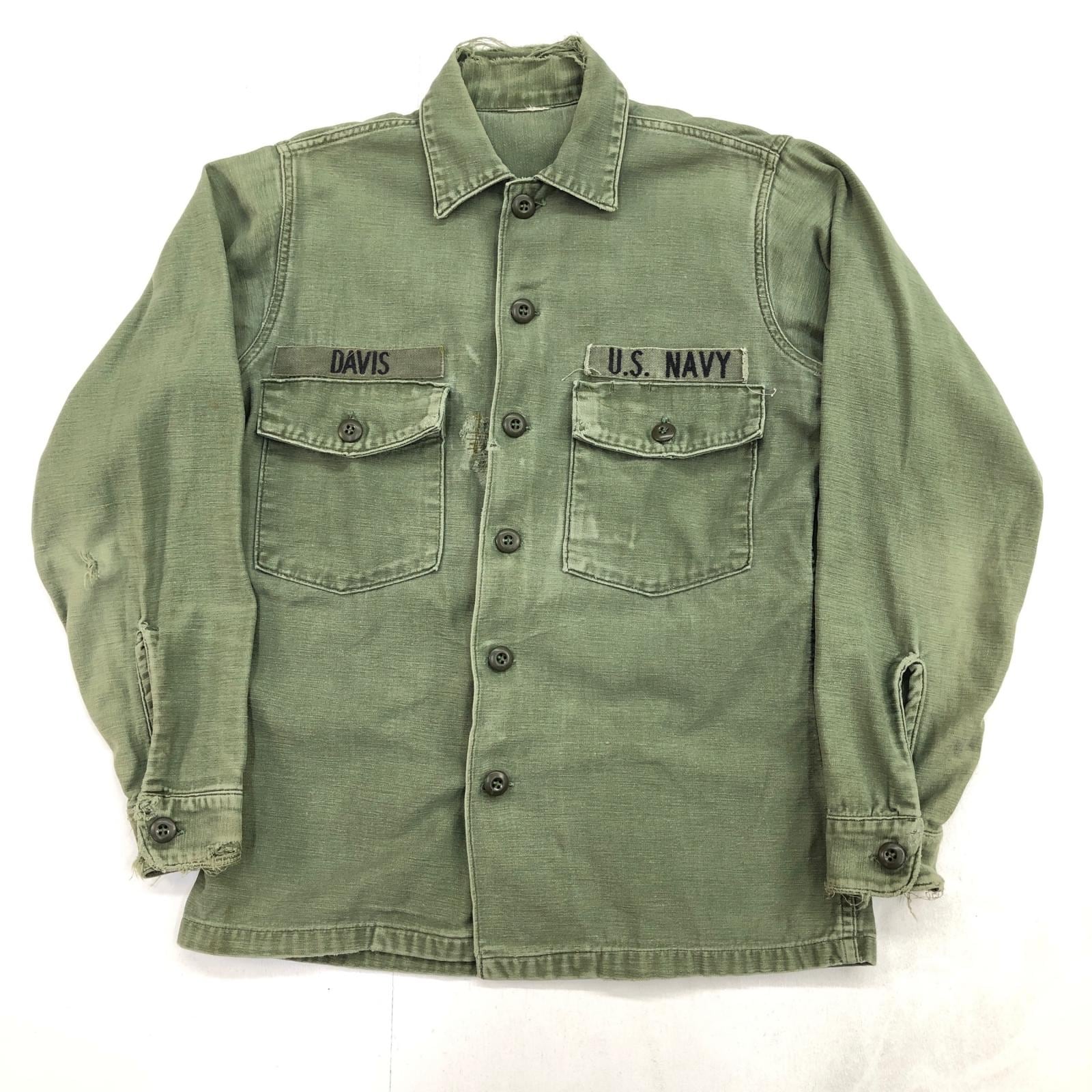 U.S.ARMY 60年代 USA製 OG-107 ユーティリティシャツ UTILITY SHIRT