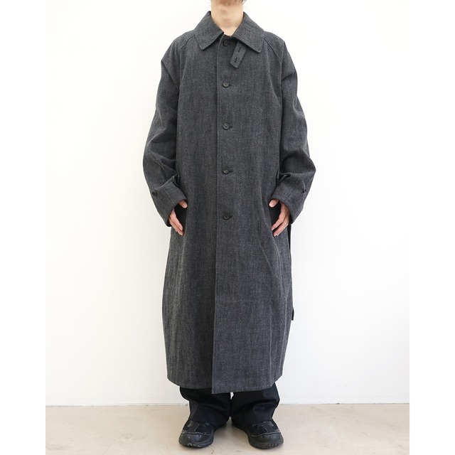 [ Professor.E ](プロフェッサーイー) 26FW-PE-LC-02 E Belted Overcoat
