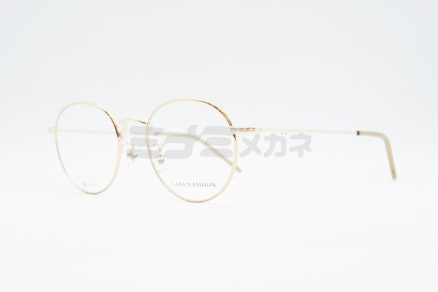LAGUNAMOON メガネ LM-1046 Col.1 ボストン メタル ラグナムーン 正規品-2枚目