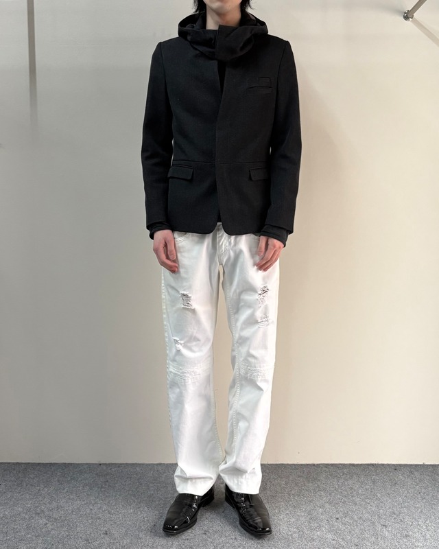 【DOLCE&GABBANA】Destroyed Straight Denim Pants