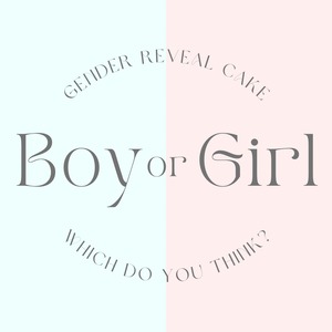 gender reveal cake＊ケーキと同時購入＊