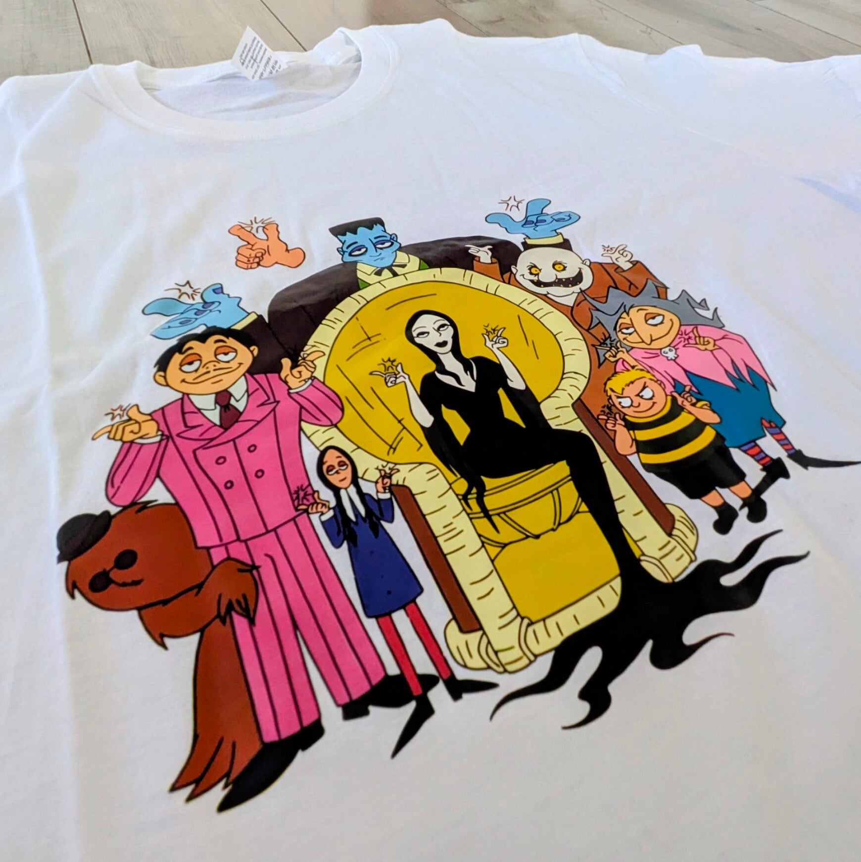 【 The Addams Family （アダムス・ファミリー） 】映画Tシャツ / Tシャツ / 90年代映画〚アメリカン雑貨 アメトイ〛